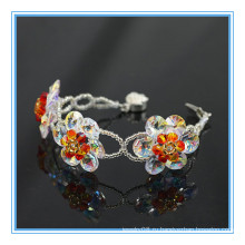 Мода подлинного австрийского кристалла ювелирные изделия самодельные хрустальные бусины браслет германия титана браслет